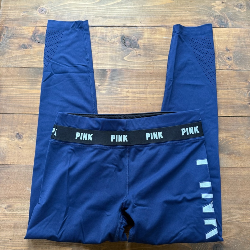 PINK Victoria's Secret Blue Leggings